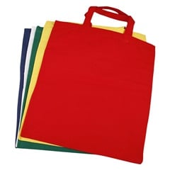 Bavlnená nákupná taška farebná - 5 ks
