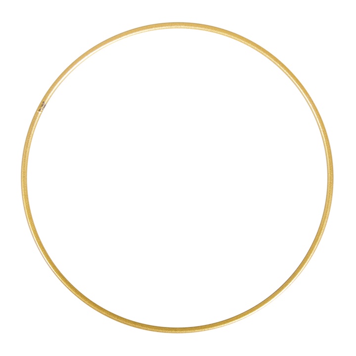 Zlatý kovový kruh na dotvorenie 1 ks / rôzne veľkosti