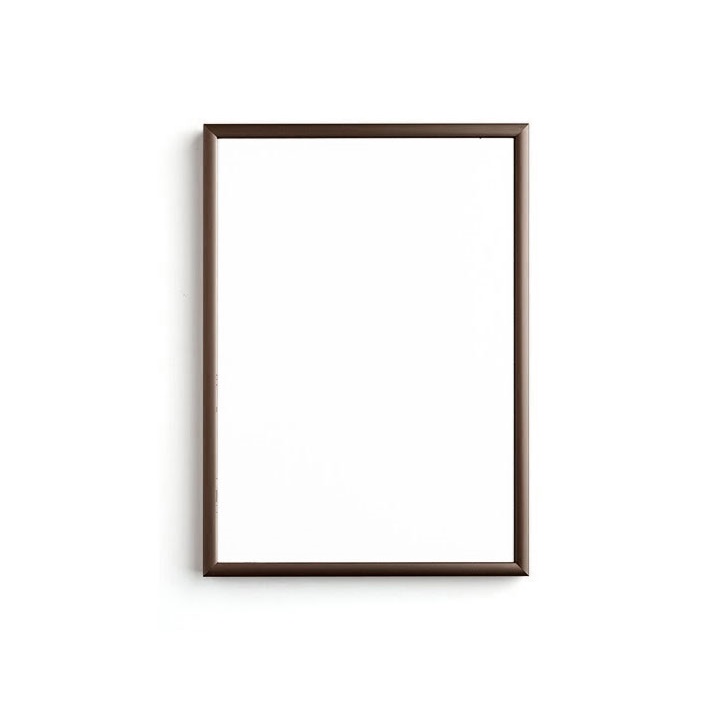 Hliníkový hnedý rám s plexisklom / rôzne rozmery