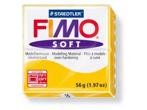 Modelovacia hmota FIMO Soft termotvrdnúca - 56 g - Okrová