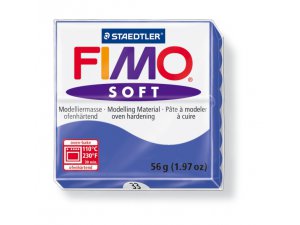 Modelovacia hmota FIMO Soft termotvrdnúca - 56 g - Tmavo modrá