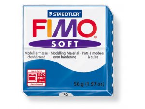 Modelovacia hmota FIMO Soft termotvrdnúca - 56 g - Modrá