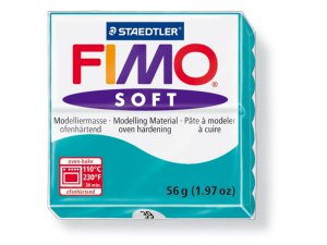 Modelovacia hmota FIMO Soft termotvrdnúca - 56 g - Tyrkysová