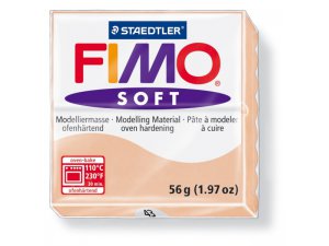 Modelovacia hmota FIMO Soft termotvrdnúca - 56 g - Telová