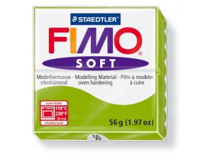 Modelovacia hmota FIMO Soft termotvrdnúca - 56 g - Svetlo zelená