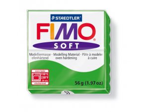 Modelovacia hmota FIMO Soft termotvrdnúca - 56 g - Zelená