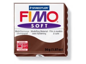 Modelovacia hmota FIMO Soft termotvrdnúca - 56 g - Čokoládová