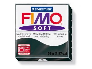 Modelovacia hmota FIMO Soft termotvrdnúca - 56 g - Čierna