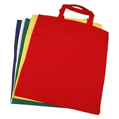 Bavlnená nákupná taška farebná - 5 ks