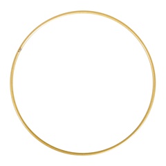 Zlatý kovový kruh na dotvorenie 1 ks / rôzne veľkosti