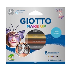 Farbičky na tvár GIOTTO Make Up Set - 6 ks