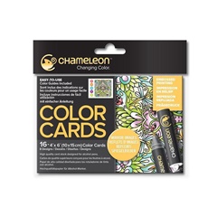 Chameleon kartičky na vymaľovanie - Mirror Images / sada 16 ks