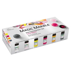 Sada farieb na mramorovanie Kreul Magic Marble Love Neon 6x20 ml
