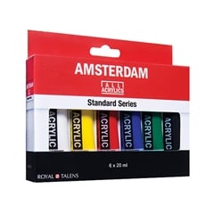 Sada akrylových farieb AMSTERDAM Standard Series 6 x 20 ml
