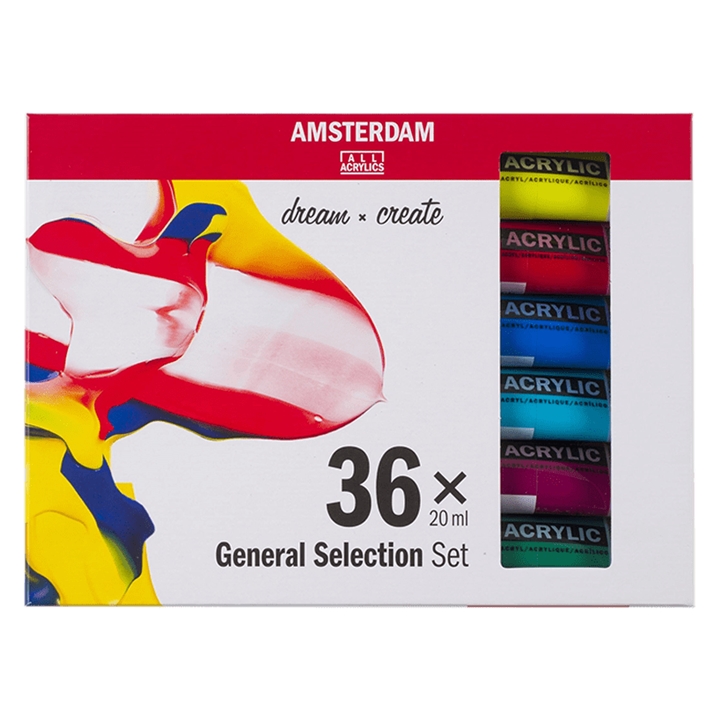 Sada akrylových farieb AMSTERDAM dream and create 36 x 20 ml
