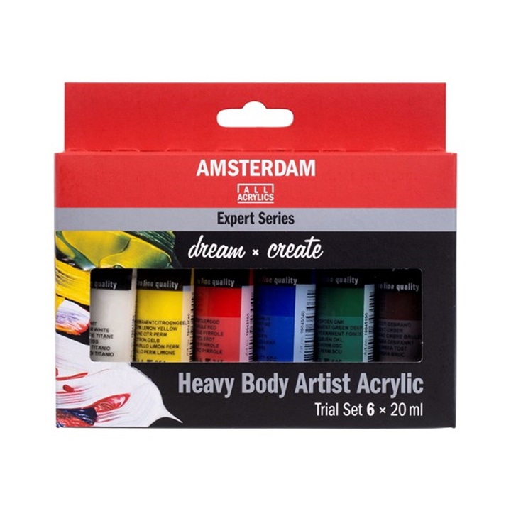 Sada akrylových farieb AMSTERDAM Expert Series 6 x 20 ml