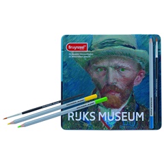 Akvarelové farebné ceruzky Bruynzeel z limitovanej edície Van Gogh / 24 ks