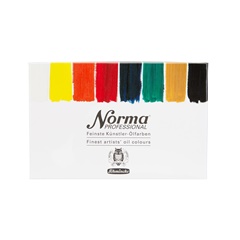 Sada profesionálnych olejových farieb v tubách Schmincke Norma Professional 8 x 35 ml