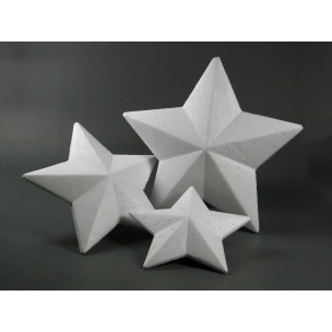 Polystyrénová hviezda / rôzne veľkosti