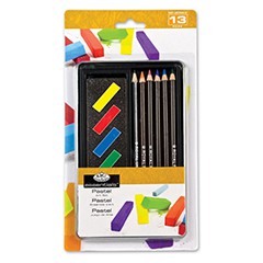 Sada na kreslenie - pastely a ceruzky Essentials v plechu / 13 dielna