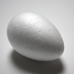 Polystyrénové vajíčko - rôzne veľkosti