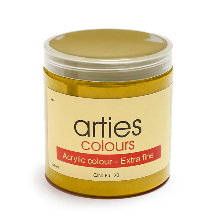 Akrylová farba Arties Colours 250 ml - žltá okrová svetlá